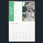 Bright and fun family photos. Notes and to do list Calendar<br><div class="desc">Bright and fun family photos calendar with a delightful mix of colorful family photos and ample room for scheduling your appointments,  to-do lists,  and personal notes,  keeping you organised each day. Each page also has the month in a large and fun font.</div>