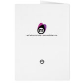Bright and Fun Rottweiler Portrait Cards (Back)