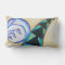 Bright and modern colorful accent lumbar pillow