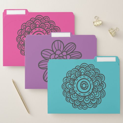 Bright and Pretty File Folders