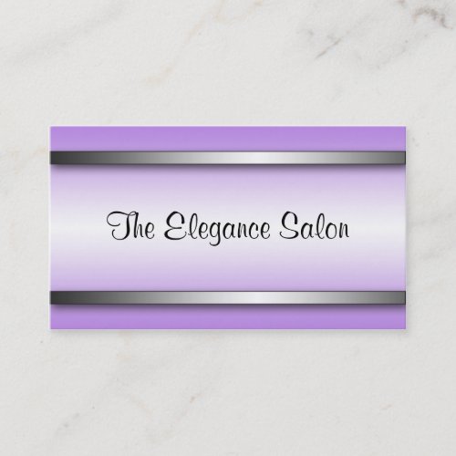 Bright and Sophisticated Purple Appointment Cards Business Card