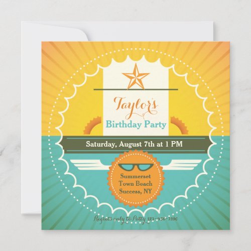 Bright and Sunny Invitation