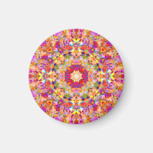 Bright and Vibrant Gold Festival of Light Diwali Magnet