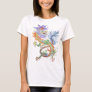 Bright and Vivid Chinese Fire Dragon Cut Out T-Shirt