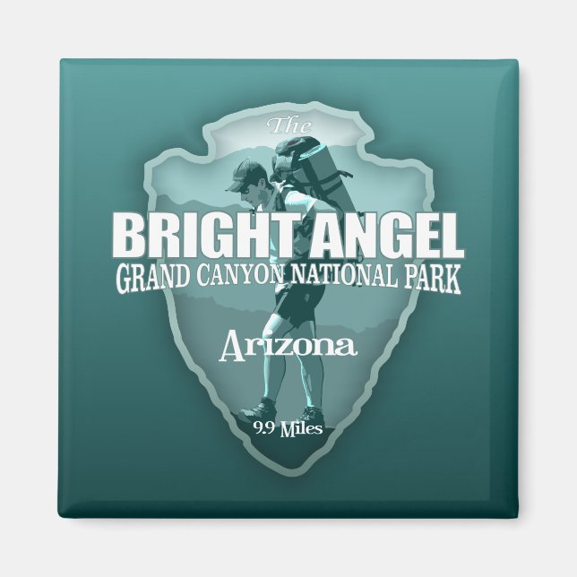 Bright Angel Trail (arrowhead T) Magnet (Front)