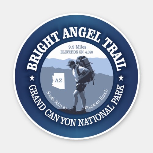 Bright Angel Trail BG Sticker
