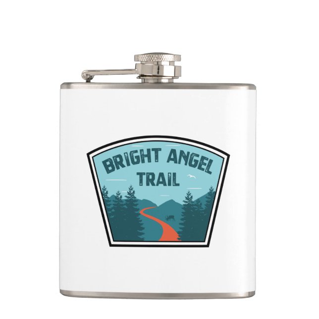 Bright Angel Trail Grand Canyon Flask (Front)