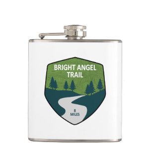 Bright Angel Trail Grand Canyon Flask