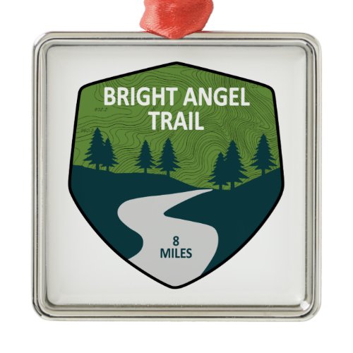 Bright Angel Trail Grand Canyon Metal Ornament