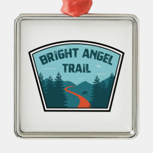 Bright Angel Trail Grand Canyon Metal Ornament