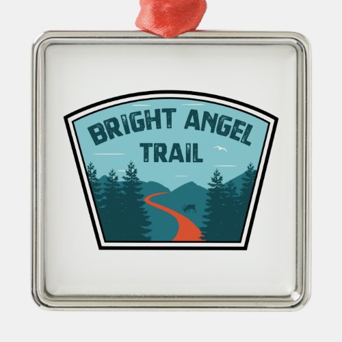 Bright Angel Trail Grand Canyon Metal Ornament