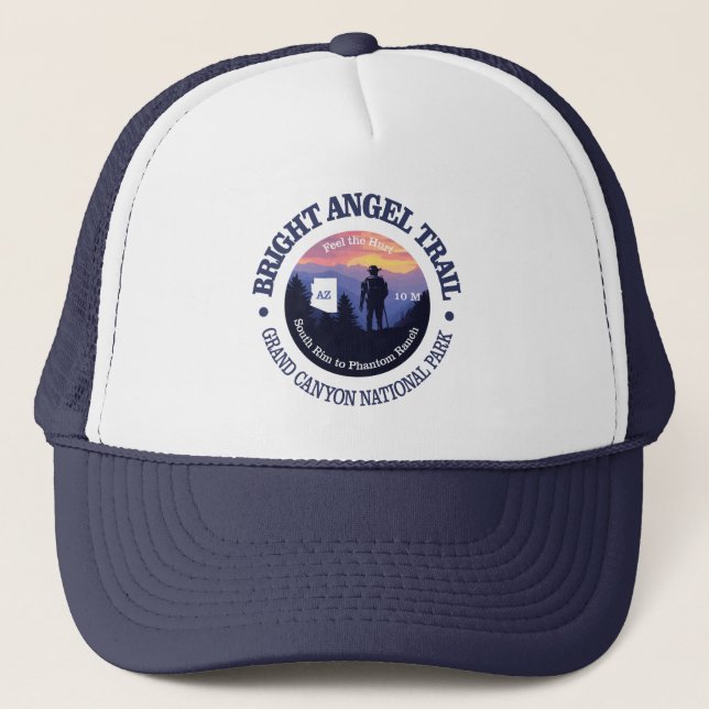 Bright Angel Trail (rd2) Trucker Hat (Front)