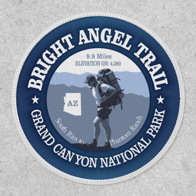 Bright Angel Trail (rd)  Patch (Front)