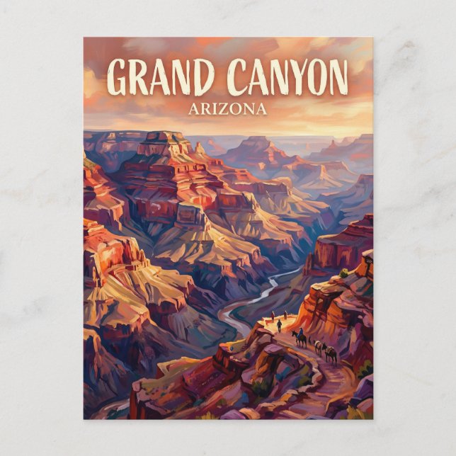 Bright Angel Trail USA Postcard (Front)