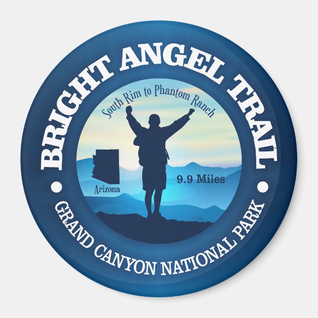 Bright Angel Trail (V) Magnet (Front)