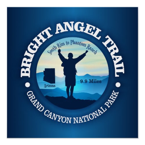 Bright Angel Trail V Poster