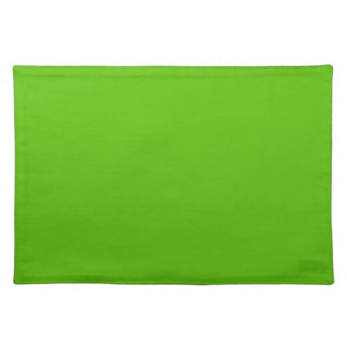 Bright Apple Green Cloth Placemat