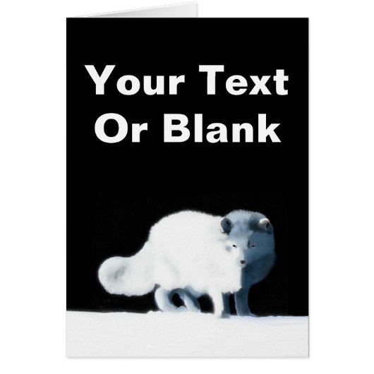 Bright Arctic Fox Cards (Front)