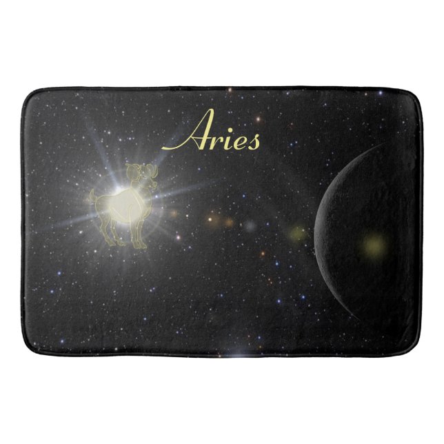 Bright Aries Bathroom Mat (Front)