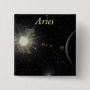 Bright Aries Button
