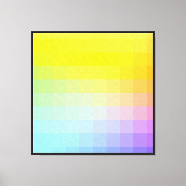 Bright Artistic Design Canvas Print (Front)