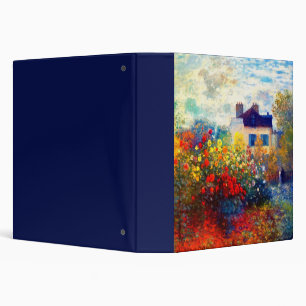 bright artists garden 3 ring binder