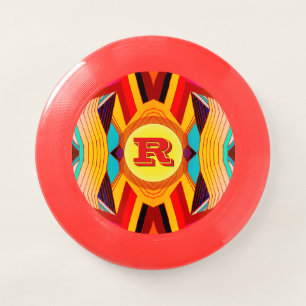 Bright Artsy Design and Monogram Wham-O Frisbee