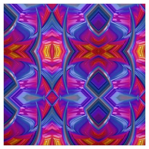 BRIGHT ATTRACTIVE! ~ Pink Blue Yellow Red ~ Super Fabric