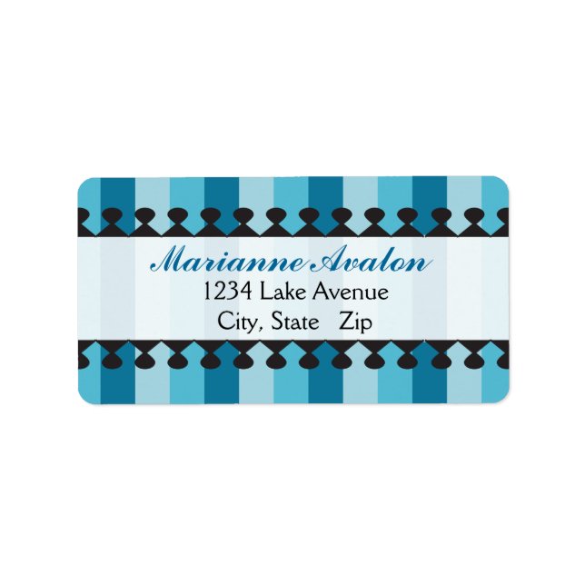 Bright Awnings Blue Address Labels (Front)