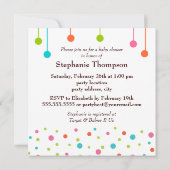 Bright BABY Blocks of Colors Neutral Baby Shower Invitation (Back)