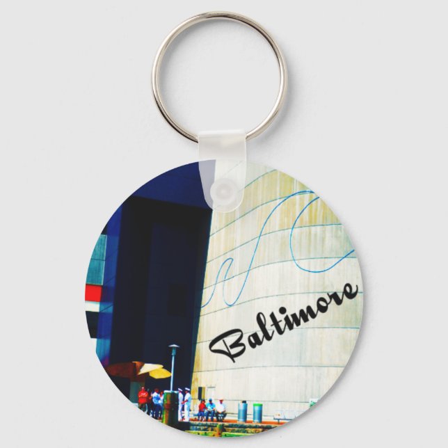 Bright Baltimore Keychain (Front)
