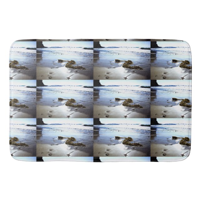 Bright Beach Bath Mat (Front)