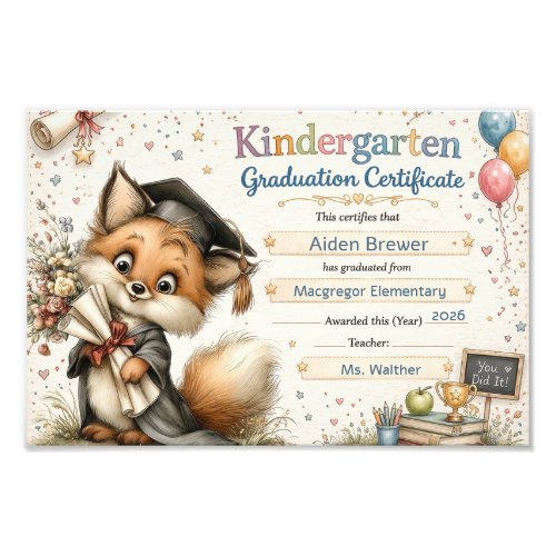 Bright Beginnings Celebration Photo Print