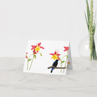 Bright Blank Note Card with envelope