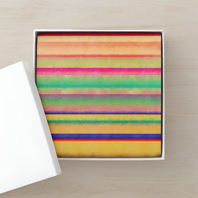 Bright Bleeding Watercolor Stripes tissue paper (Creator Uploaded)