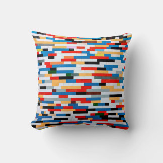 Bright Block Pattern Throw Pillow
