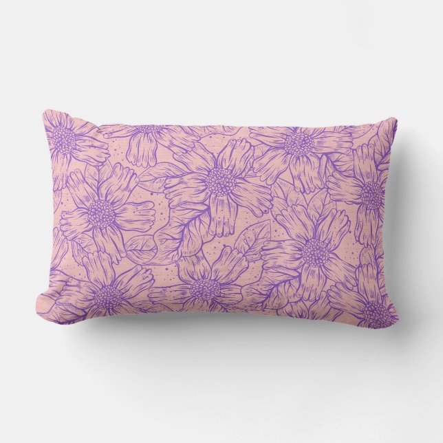 Bright Bloom Accent Pillow (Front)
