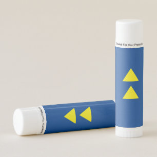 Bright Blue and Yellow Lip Balm