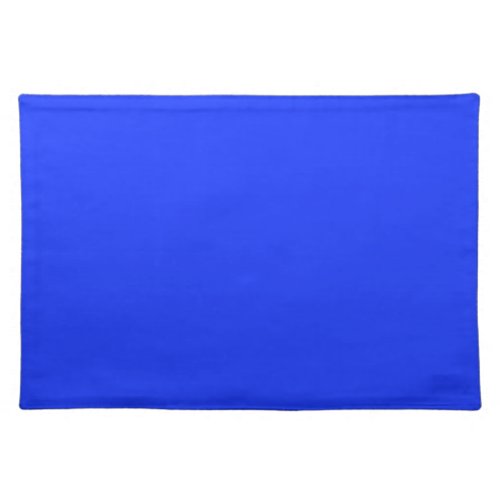 Bright Blue Background on a Placemat