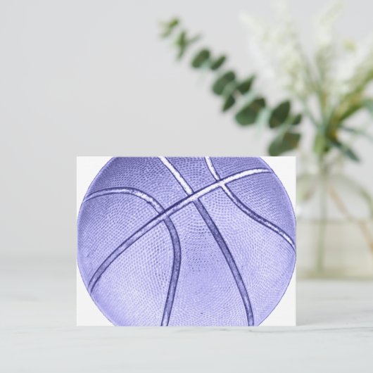 Bright Blue Basketball (Standing Front)