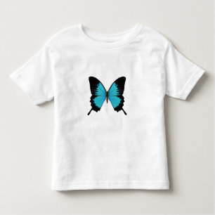 Bright Blue & Black Butterfly Original Colors Toddler T-shirt