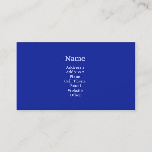 Bright Blue Business Card Templates