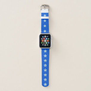 Bright Blue Celebration Star Apple Watch Band