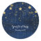 Bright Blue & Gold Starry Night Celestial Favor