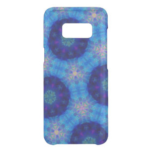 Bright Blue Hexagon Kaleidoscope Pattern Uncommon Samsung Galaxy S8 Case