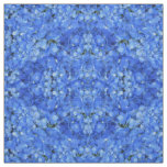 Bright Blue Hydrangea Floral Pattern Cloth