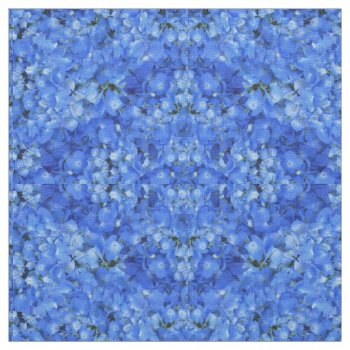 Bright Blue Hydrangea Floral Pattern Cloth by DustyFarmPaper at Zazzle