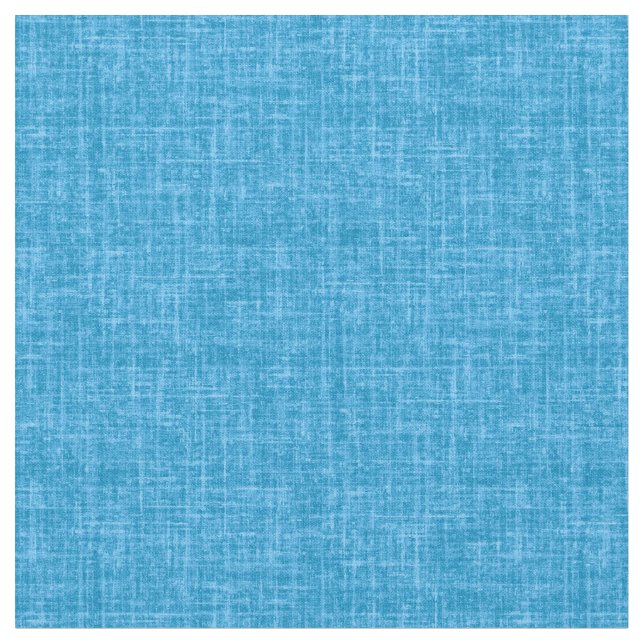 Bright Blue Linen Fabric (Close Up)