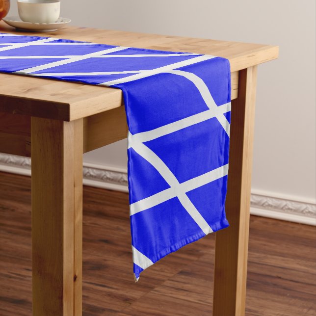 Bright Blue  Long Table Runner (In Situ)