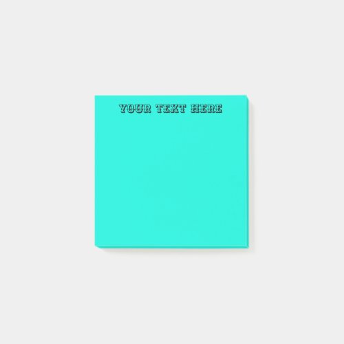 Bright Blue Post_it Notes